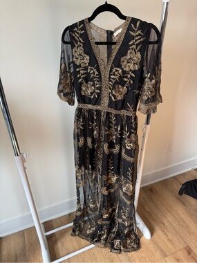 anjelica velvet maxi dress Adriana Velvet Halter Neck Cut Out Maxi Dress in Jet Black